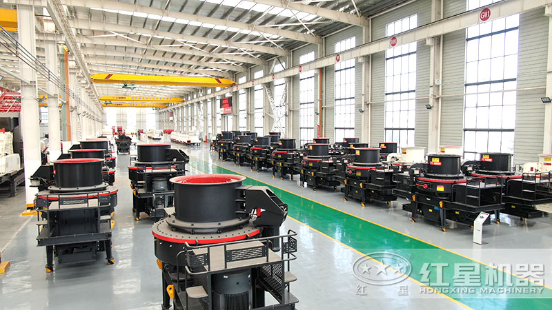 花崗巖石子粉碎機、制砂機車間現貨