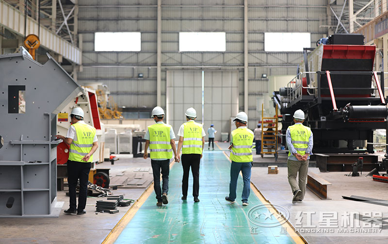 客戶考察12、13石子破碎機設備